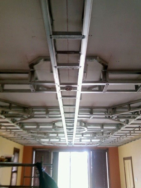 Custom Ceiling design - during