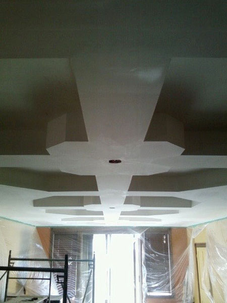 Custom Ceiling design - during